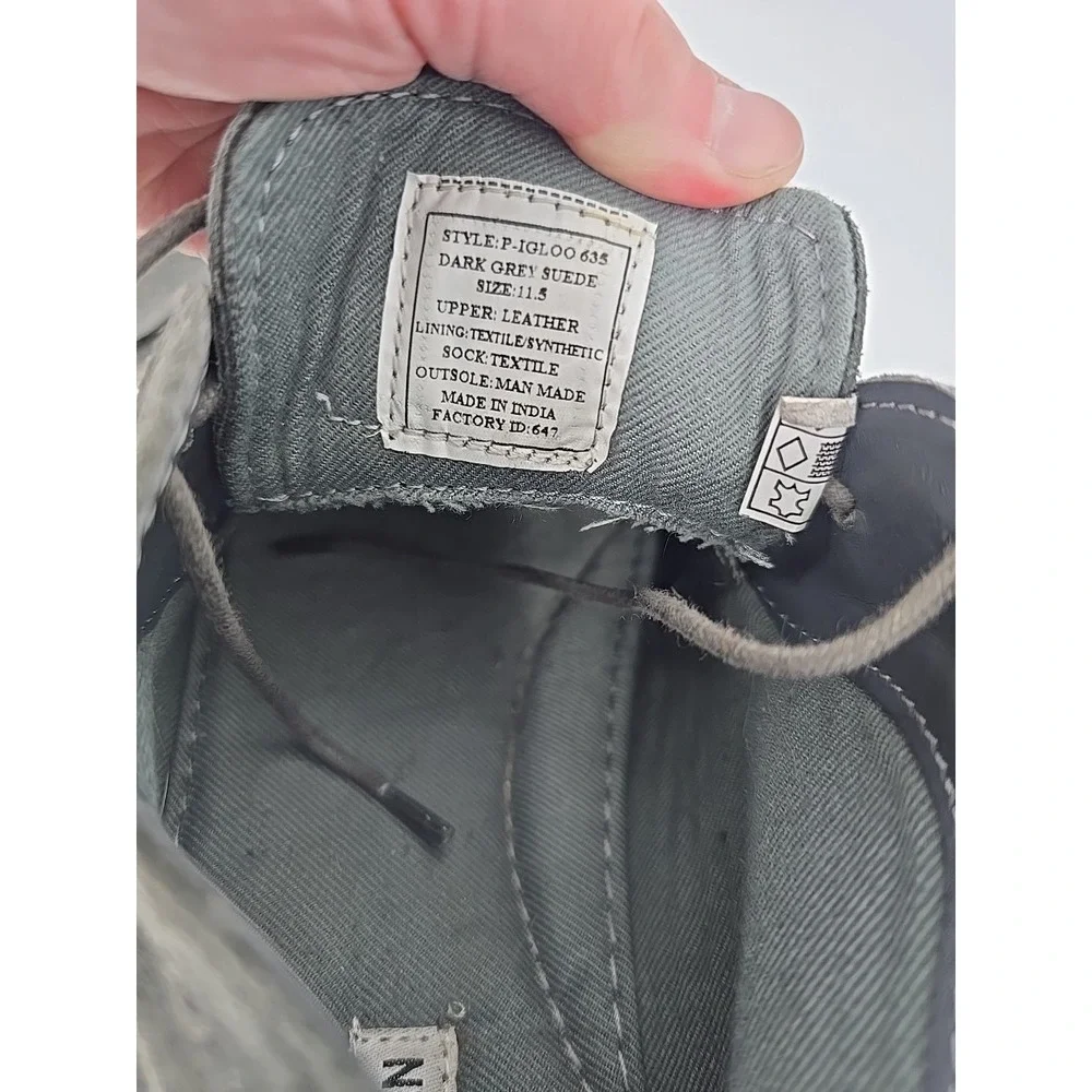 Steve Madden Grey Harken‎ Chukka Boot Size 11.5 M - Used VG - Style P-IGLOO 635